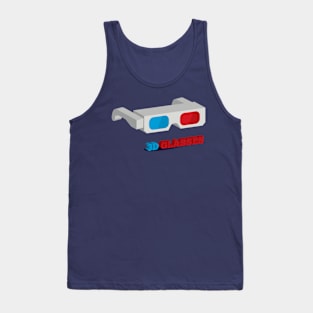 3D Glasses Tank Top